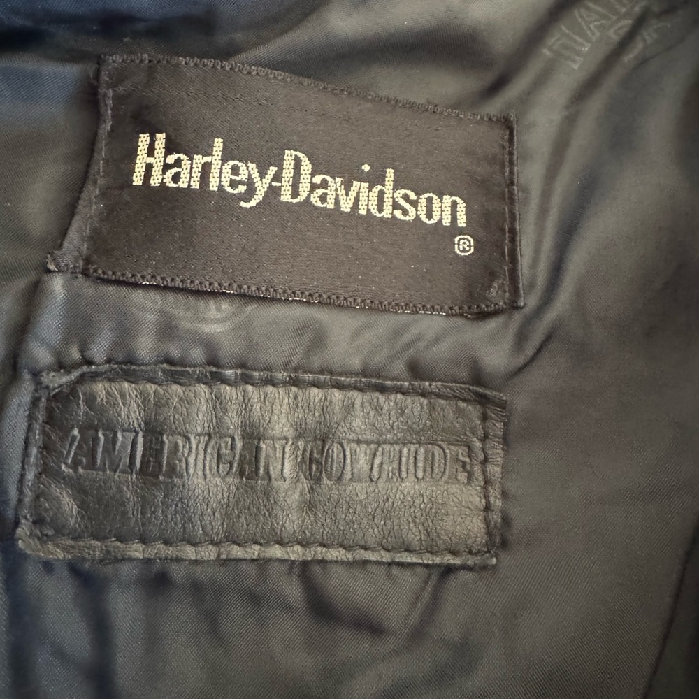Vintage Harley-Davidson Leather jacket black size 40 - Picture 6 of 14